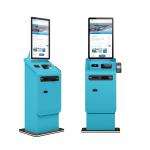 Self Service Kiosk Interactive Touch Screen Cash Acceptor Currency Exchange Self Service Payment Kiosk for sale