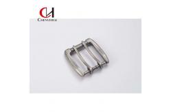 China Double Pin Unisex Reversible Belt Buckle Simple Anticorrosive supplier