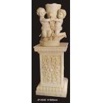 Hand Carved Sandstone Flower Pots Customizable Lightweight