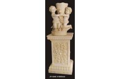 China Hand Carved Sandstone Flower Pots Customizable Lightweight supplier