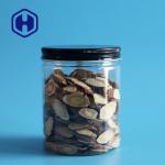 Cashews Beans Seeds Plastic Packaging Jar 350ml 390ml With Metal Lid for sale