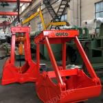 High Wear Steel Electric Hoist Bulk Cargo Grabs Manual Pull for sale