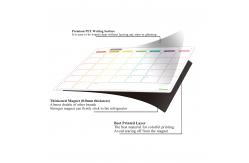 China Whiteboard Planner Magnetic Weekly Calendar For Refrigerator supplier