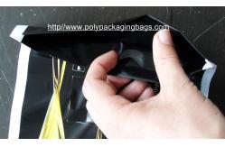China Customized Black Disposable Garbage Bag with Ribbon / Disposable Trash Bag supplier