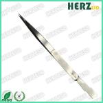 Clean Room Stainless Steel Tweezers ST-12 Straight Needle Nosed Type Anti Acid for sale