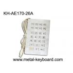 Water proof USB Industrial Metal Keypad with customized 26 Keys layout for sale