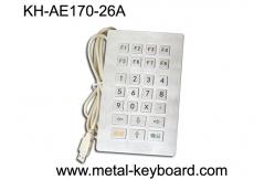 China Water proof USB Industrial Metal Keypad with customized 26 Keys layout supplier