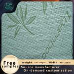 Green Bamboo Charcoal poly Knitted Mattress Fabric 220cm Width for sale