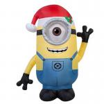 Factory Customized Christmas Holiday Yard Decoration Inflatable Minion Display for sale