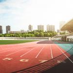 Non Toxic Prefabricated Synthetic Sports Flooring SBR Running Track for sale