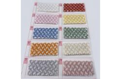 China 830gsm Tartan Chenille Polyester Tweed Wool Fabric Lady Overcoat Material supplier