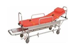 China Emergency Ambulance Patient Stretcher Trolley Foldable Multifunctional With Four Wheels supplier