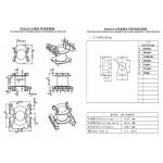 BPQ3203 PQ3225 Vertical 6 6 PIN Power Distribution Transformer For 110v To 220v Power Conversion And Distribution for sale
