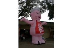 China Advertising Inflatable Model with pig chief cooking model supplier