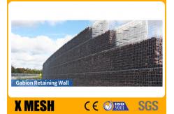 China Hot Galvanized Gabion Wire Mesh Baskets Retaining Wall Spirals / Helicals Connected supplier