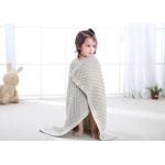 Knitted Personalized Cotton Baby Blankets , Customized Oblong Unique Baby Bedding Sets