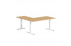 China Electric Height Adjustable Office Table Dual Motors Sit And Stand Desk supplier