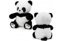 China Custom Skin Friendly No Fading Sitting Panda Plush Toy supplier
