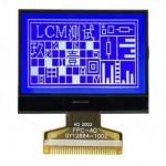 1.9 Inch STN Blue LCD Display128x64 30PIN FPC 8 Bit Parallel LCD Display For Water Dispenser for sale