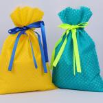 Waterproof Non-Woven Drawstring Gift Bags 34x42cm Customizable for sale