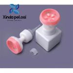 High Quality Flower Shape Foaming Liquid Hand Soap Dispenser Bottle Foam Pump For Hand Washing for sale