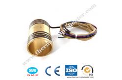 China Hot Runner System Pressed In Brass Coil Heater With Thermocouple supplier