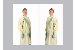 China Breathable / Soft Anti Leakage Disposable Isolation Gowns Strong Adsorption Ability supplier
