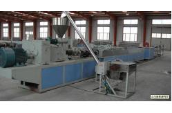 China Plastic Pipe Extrusion Line Extruder Machine Plastic With Two Step Extrusion Method supplier