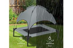China ODM Outdoor Mesh Cooling Raised Dog Bed With Canopy supplier