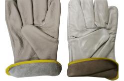 China Agriculture Cowhide beekeeping Gloves Without Cuff for beekeeping work use supplier