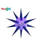 1.5m 5ft Ceiling Hanging Inflatable Led Star For Club Stage Party Event Decoration for sale