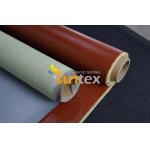 Silicone coated fiberglass fabric silicon rubber coated fiberglass cloth for sale