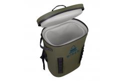 China Army Green Soft Cooler Backpack Water Resistant Reusable OEM supplier