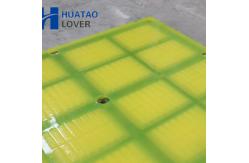 China Orange Low Error Polyurethane Dewatering Screen 0.125mm For Mining supplier