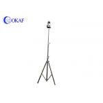 Stainless Steel Telescopic Camera Mast , Manual Tripod Antenna Mast Pole 3m for sale
