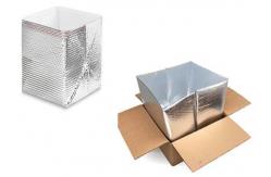 China EPE Foam 84 micron Thermal Insulation Container Liner Cardboard Box Liners supplier