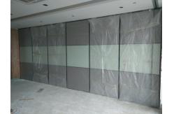 China Interior Soundproof Aluminium Hotel Movable Partition Walls with Sliding Door Roller supplier