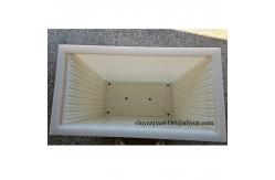 China White PP Small Electroplating Tank For Electroplating industry supplier