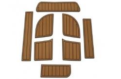 China 240x120cm EVA Synthetic Teak Deck supplier