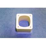 White 75% Aluminum Custom Ceramic Fuse With Holes For Fuse Proction for sale