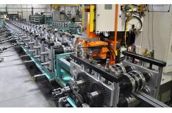 China Material Thickness 3mm Fence Post Roll Forming Machine Cr12Mov Cutting Blade supplier