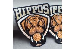 China 3D TPU High Frequency Custom Clothing Patches For Sportswear supplier