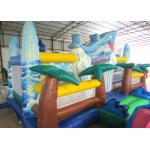 Giant Inflatable dolphin New Ocean undersea world Fun city Inflatable ocean playground park for sale
