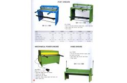 China Foot Control Hand Shear Cutting Machine Foot Shear Machine For Mild Steel supplier