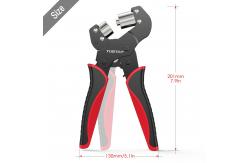 China Durable Portable Grommet Tool Kit Press Pliers Alloy Material supplier