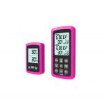 Waterproof dual cooking meat thermometer with temperature alarm set timer for sale
