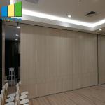 Hotel Acoustic Movable Sound Proof Partition Panel System With Door for sale