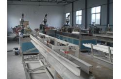 China Automatic Wood Plastic Composite Extrusion Line , Two Screw WPC Extruder supplier