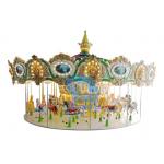 Popular Theme Park Rides Up Driven Musical Merry Go Round Carousel For Children / Adults for sale