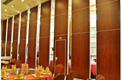 China Interior Design Collapsible Movable Partition Walls / Sliding Folding Partitions Movable Walls supplier